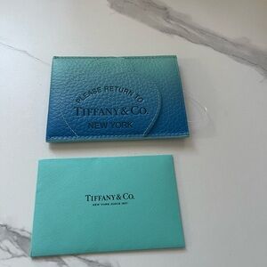 Tiffany & Co. Gradient Blue Card Holder